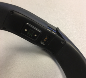 The band is separating from the face in two spots. One on the side…