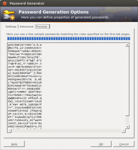 Lots of random passwords!